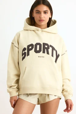 Oh Polly Sweatshirts | Matching Sets^Oversized Hoodie in Bone