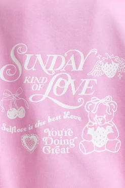 Oh Polly Tracksuits | Sweatshirts^Oversized Hoodie in Bubblegum Pink BubblegumPink