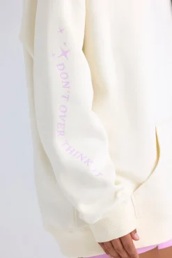 Oh Polly Tracksuits | Sweatshirts^Oversized Hoodie in EggShell