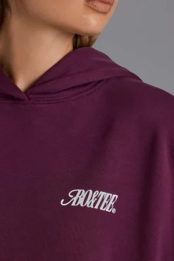 Oh Polly Tracksuits | Sweatshirts^Oversized Hoodie in Grape