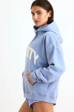 Oh Polly Sweatshirts | Matching Sets^Oversized Hoodie in Lavender Blue LavenderBlue