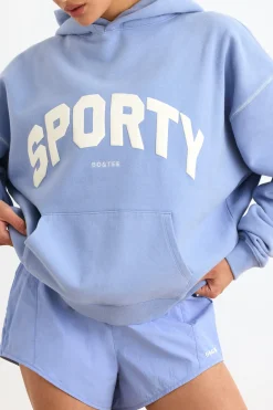Oh Polly Sweatshirts | Matching Sets^Oversized Hoodie in Lavender Blue LavenderBlue