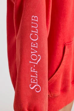 Oh Polly Tracksuits | Sweatshirts^Oversized Hoodie in Red