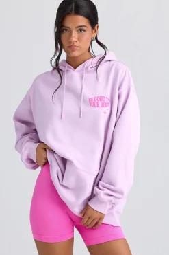 Oh Polly Tracksuits | Sweatshirts^Oversized Hoodie in Violet Pink VioletPink