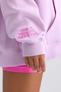 Oh Polly Tracksuits | Sweatshirts^Oversized Hoodie in Violet Pink VioletPink