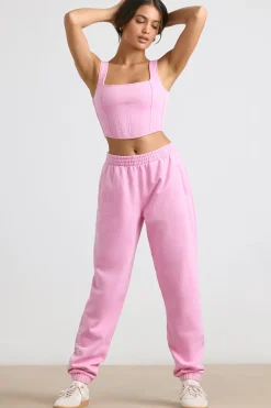 Oh Polly Tracksuits | Matching Sets^Oversized Joggers in Bubblegum Pink BubblegumPink