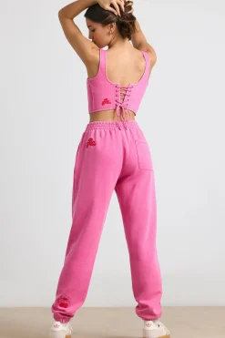 Oh Polly Tracksuits | Matching Sets^Oversized Joggers in Hot Pink HotPink
