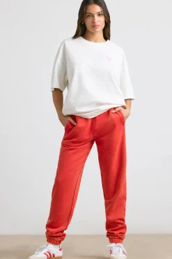 Oh Polly Tracksuits | Matching Sets^Oversized Joggers in Red