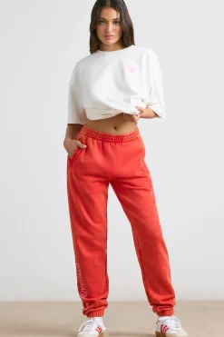Oh Polly Tracksuits | Matching Sets^Oversized Joggers in Red