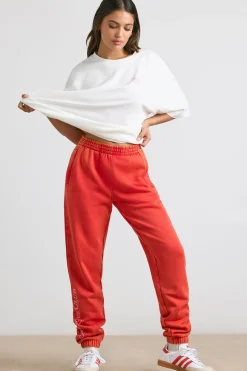 Oh Polly Tracksuits | Matching Sets^Oversized Joggers in Red