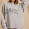 Oh Polly Knitwear | Tracksuits^Oversized Knit Jumper in Ice Marl IceMarl