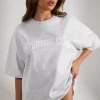 Oh Polly Tee'S & Tanks | Matching Sets^Oversized Short Sleeve T-Shirt in Heather Grey HeatherGrey