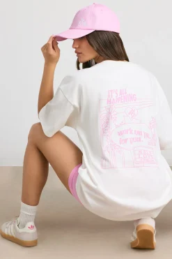 Oh Polly Tee'S & Tanks | Matching Sets^Oversized Short-Sleeve T-shirt in White