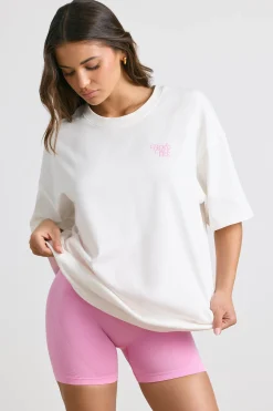 Oh Polly Tee'S & Tanks | Matching Sets^Oversized Short-Sleeve T-shirt in White