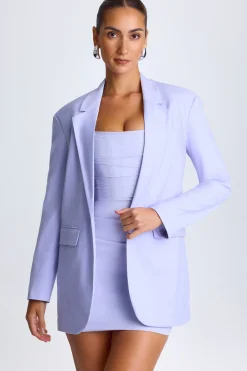 Oh Polly Outerwear | Fall Outfits^Oversized Single-Breasted Blazer in Soft Lilac SoftLilac
