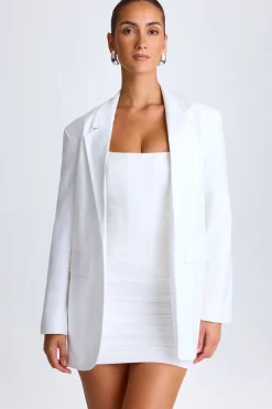 Oh Polly Fall Outfits | Outerwear^Oversized Single-Breasted Blazer in White