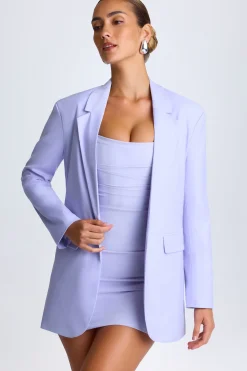 Oh Polly Outerwear | Fall Outfits^Oversized Single-Breasted Blazer in Soft Lilac SoftLilac