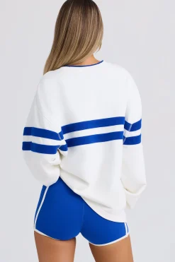 Oh Polly Tracksuits | Sweatshirts^Oversized Sweatshirt in White