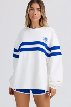Oh Polly Tracksuits | Sweatshirts^Oversized Sweatshirt in White