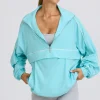Oh Polly Coats | Tracksuits^Oversized Track Jacket in Aqua