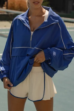Oh Polly Coats | Tracksuits^Oversized Track Jacket in Cobalt