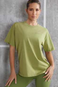 Oh Polly Tee'S & Tanks | Matching Sets^Oversized T-Shirt in Olive