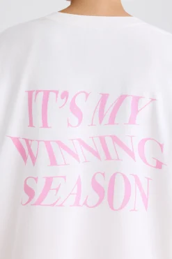 Oh Polly Tee'S & Tanks^Oversized T-Shirt in White