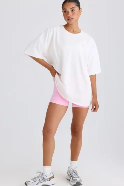 Oh Polly Tee'S & Tanks^Oversized T-Shirt in White