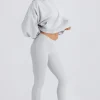 Oh Polly Petite^Petite Flared Trousers in Pacific Grey PacificGrey