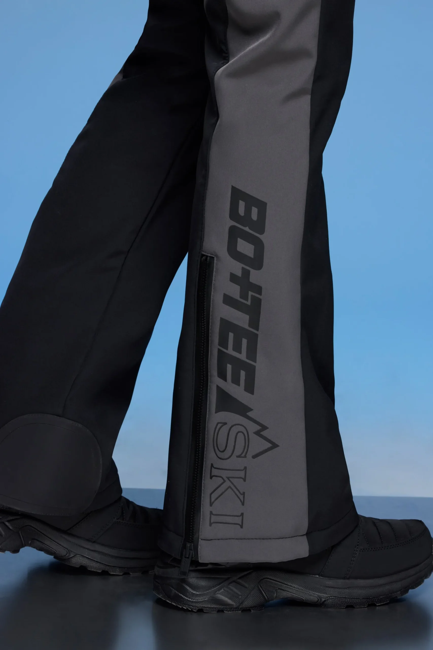 Oh Polly Petite^Petite Fleece Lined Ski Suit in Black