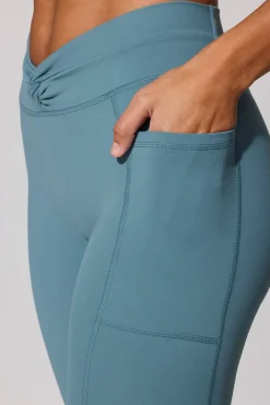 Oh Polly Women'S Clothing Sale - $65 And Under | Women'S Clothing Sale - $40 And Under^Petite Full Length Leggings with Pockets in Slate Blue SlateBlue