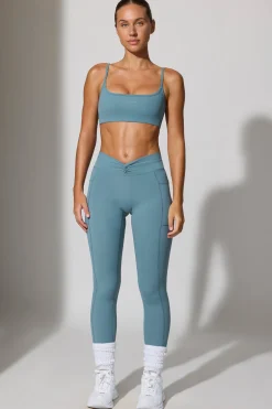 Oh Polly Women'S Clothing Sale - $65 And Under | Women'S Clothing Sale - $40 And Under^Petite Full Length Leggings with Pockets in Slate Blue SlateBlue