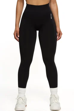 Oh Polly Petite^Petite High Waist Seamless Leggings in Black