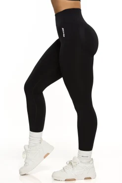 Oh Polly Petite^Petite High Waist Seamless Leggings in Black