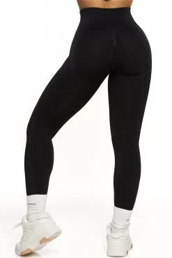 Oh Polly Petite^Petite High Waist Seamless Leggings in Black