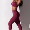 Oh Polly Petite^Petite High Waist Super Sculpt Leggings in Plum