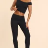 Oh Polly Women'S Clothing Sale - $65 And Under^Petite Mid Rise Modal Cashmere Blend Trousers in Black