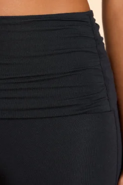 Oh Polly Women'S Clothing Sale - $65 And Under^Petite Mid Rise Modal Cashmere Blend Trousers in Black
