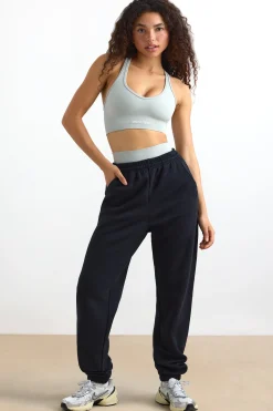 Oh Polly Women'S Clothing Sale - $65 And Under^Petite Mid-Rise Joggers in Black