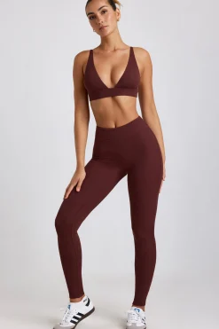 Oh Polly Women'S Clothing Sale - $65 And Under | Women'S Clothing Sale - $40 And Under^Petite Ribbed Modal High Waist Leggings in Espresso