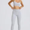 Oh Polly Petite^Petite Soft Active Leggings in Grey Marl GreyMarl