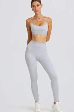Oh Polly Petite^Petite Soft Active Leggings in Grey Marl GreyMarl
