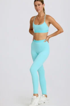 Oh Polly Petite^Petite Soft Active Leggings in Aqua