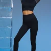 Oh Polly Petite^Petite Super Sculpt Base Layer Leggings in Black