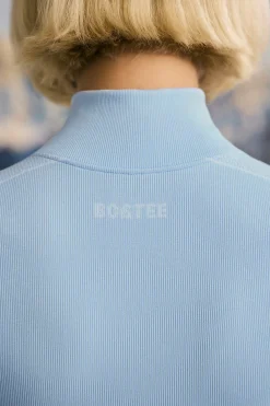 Oh Polly Unitards | Jumpsuits & Unitards^Petite Super Sculpt Seamless Base Layer Jumpsuit in Ice Blue IceBlue