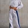 Oh Polly Petite^Petite Wide Leg Sweatpants in Heather Grey HeatherGrey