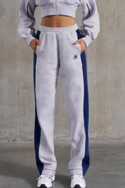 Oh Polly Petite^Petite Wide Leg Sweatpants in Heather Grey HeatherGrey
