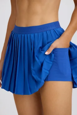 Oh Polly Skorts & Dresses^Pleated Tennis Skirt in Cobalt