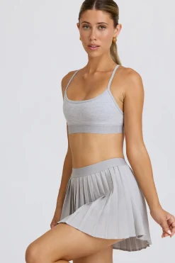Oh Polly Skorts & Dresses^Pleated Tennis Skirt in Ice Grey IceGrey
