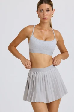 Oh Polly Skorts & Dresses^Pleated Tennis Skirt in Ice Grey IceGrey